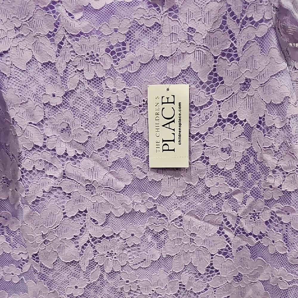 The Children's Place Purple Sheath Dress Sleeveless Crew Neck - Picture 2 of 6